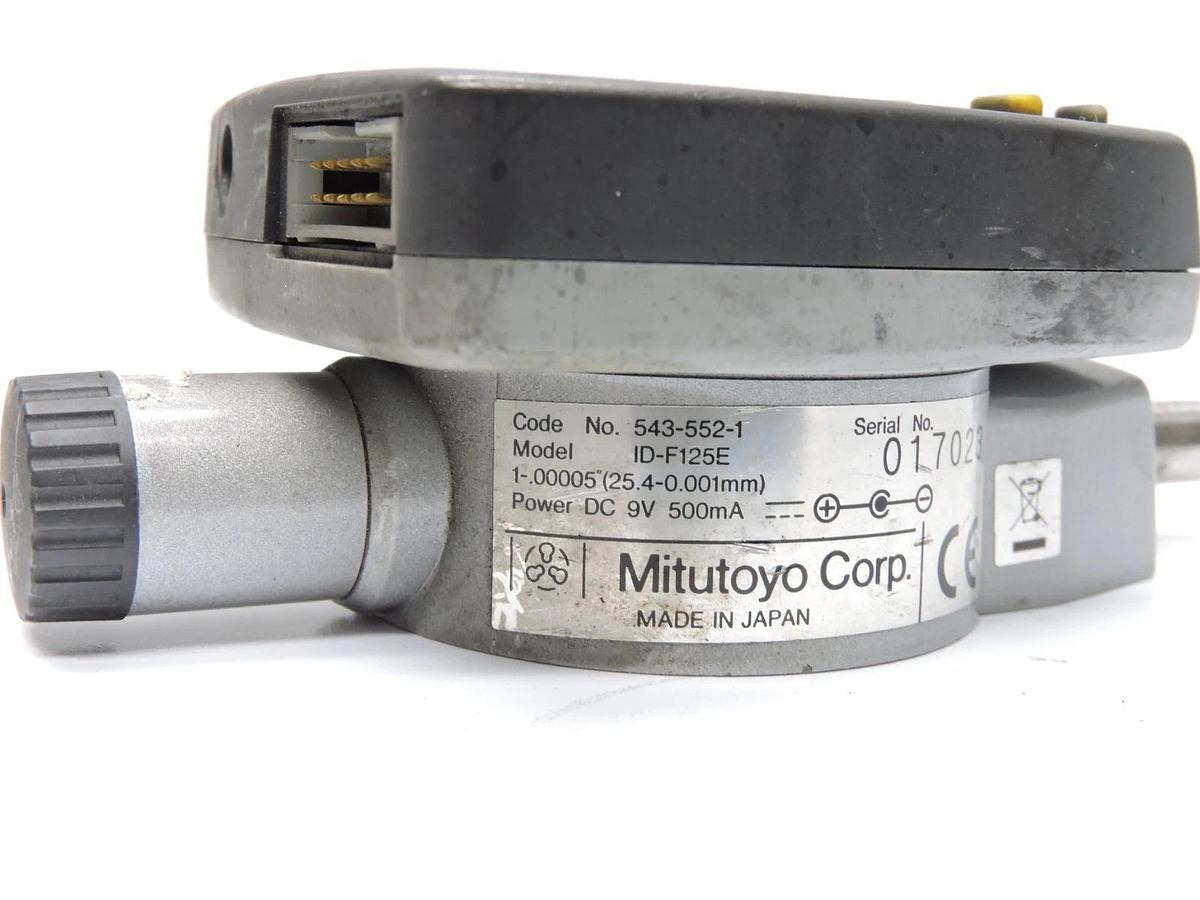 Mitutoyo Absolute Digitial Indicator ID-F125E No Power Cord - NICE!