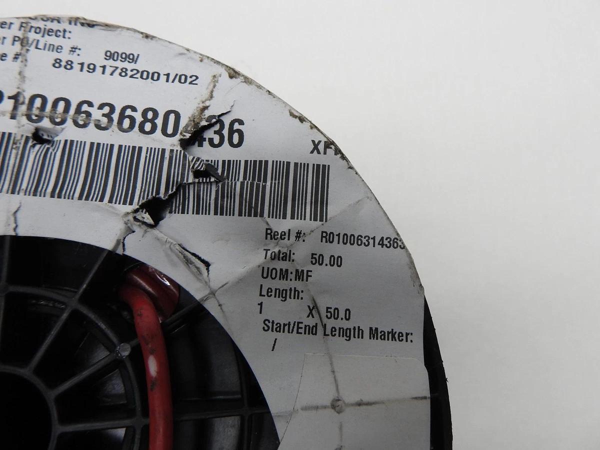 1015-12/65-2 Red Wire 65STR BC 2/64 PVC 50' Reel