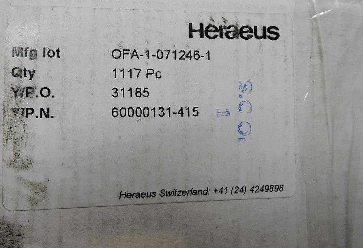 Heraeus Medical Stylets OFA-1-071246-1 60000131-415 (1117 pieces)