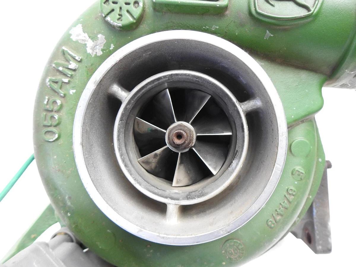 GENUINE John Deere RE523007 Combine Turbo Charger S300BV126, RE534513 + Actuator