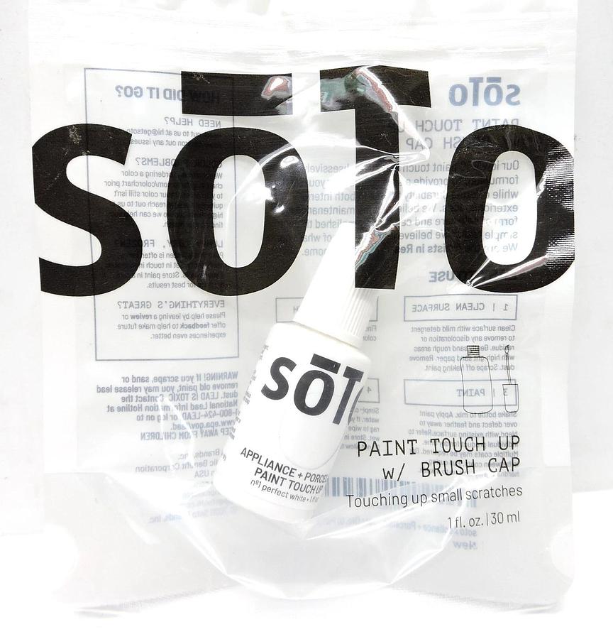 Soto White Paint Touch Up Appliance+Porcelain High-Gloss (No. 01) Perfect White