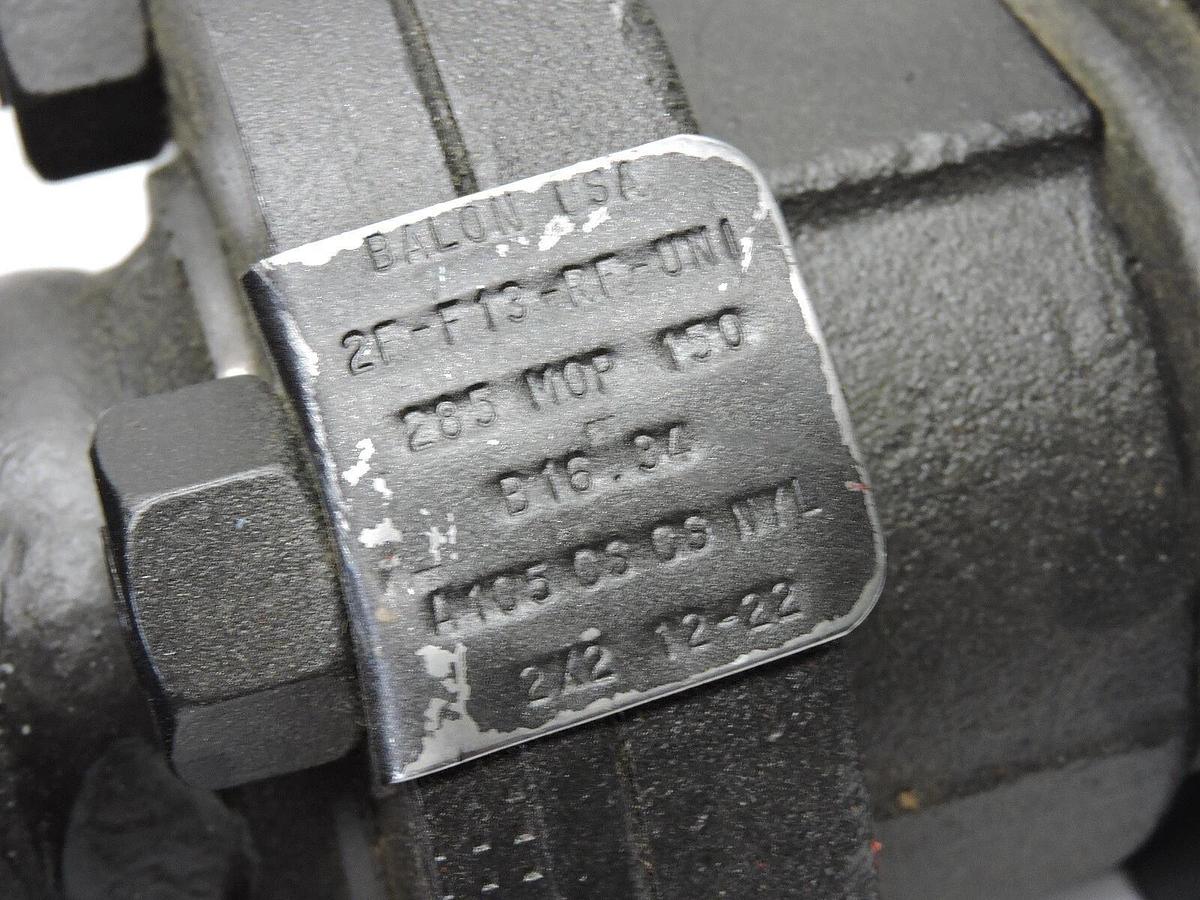 Balon 2F-F13-RF-UNI 2" Full Port Steel Ball Valve - NOB NEW!