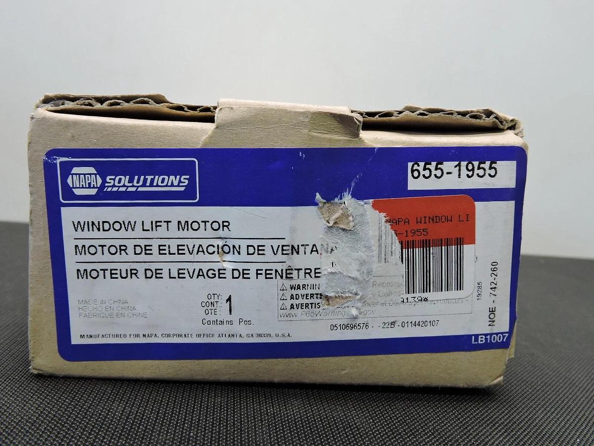 NAPA 6551955 Front Left Window Motor 655-1955 - NEW!