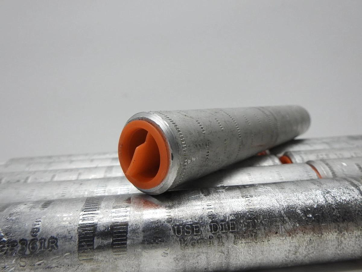 12/pk Burndy YCS361R Hysplice Jumper Sleeve, 8-1/4" Length 477 ACSR, 500 Alum