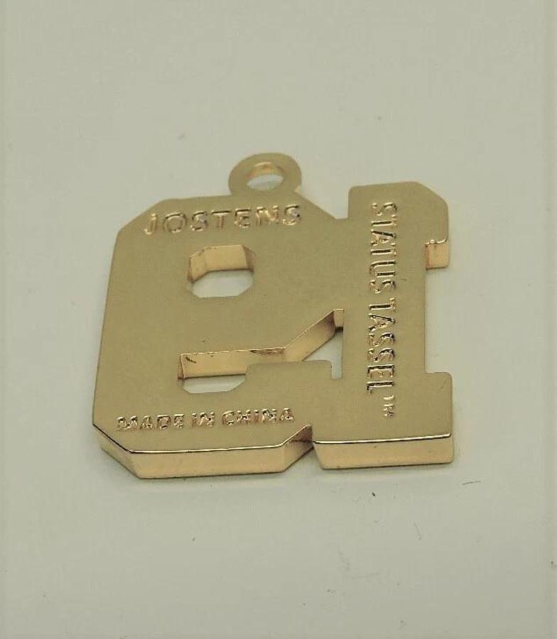 Jostens 19 Status Tassel Charm Gold And Silver - CHARM - x500 Lot