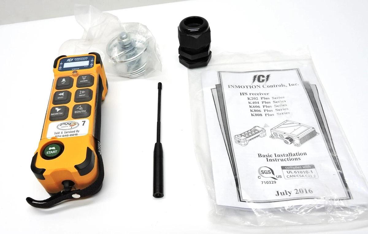 Inmotion Controls HS Receiver K202 Plus Series HS202 (NC2) w/ K606+ Transmitter