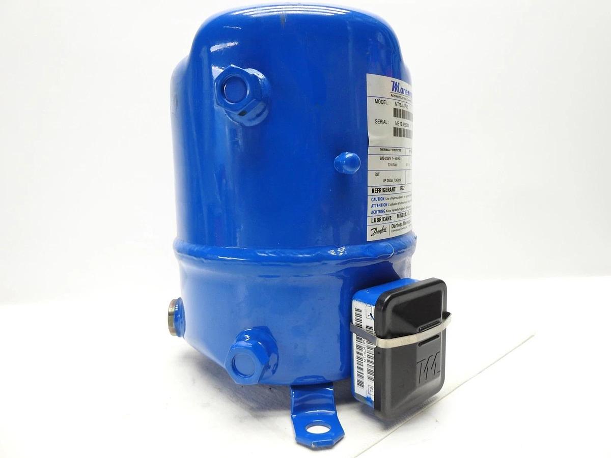 Danfoss MT18JA1PVE 230v1ph 1.5hp RecipCompressor MT18-1VI Maneurop - BULK NEW!