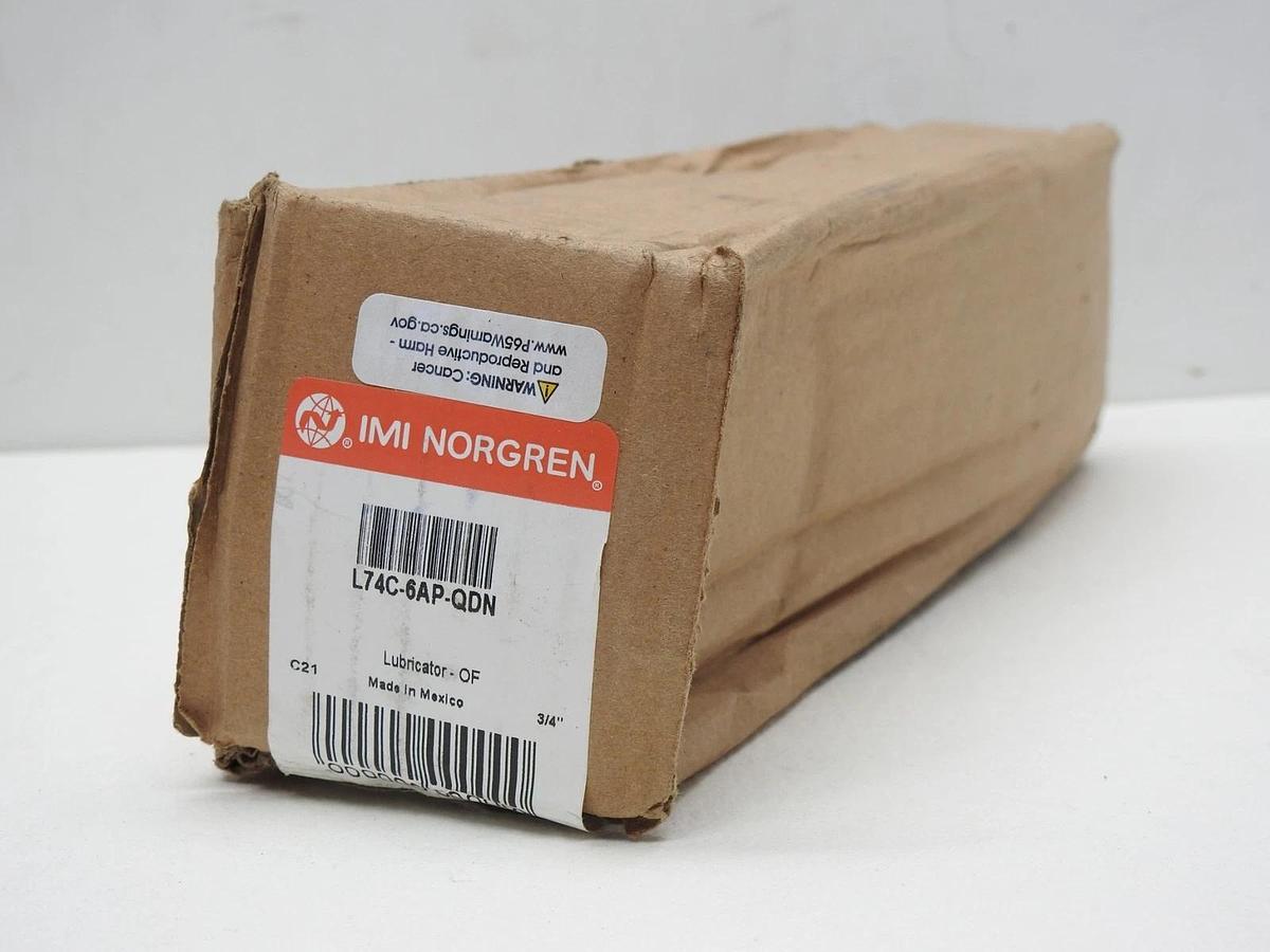 IMI Norgren L74C-6AP-QDN Oil Fog Lubricator 3/4 NPT - NOB NEW!