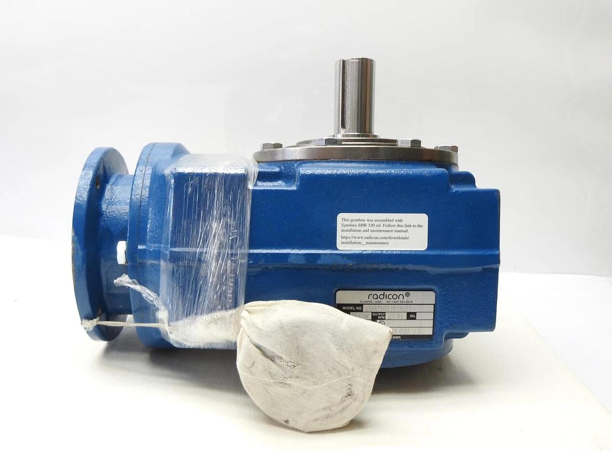 Radicon C062163.WANR1 Series C Gearbox 27.01 Output RPM, 3.52HP, 64.8 Ratio NEW