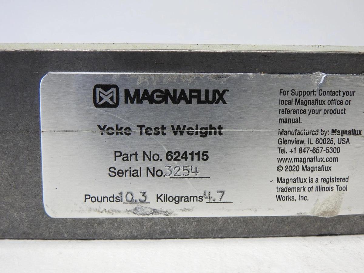 Magnaflux 10.3 Lbs Yoke Test Weight for AC Electromagnetic Yokes 624115 - NOB!