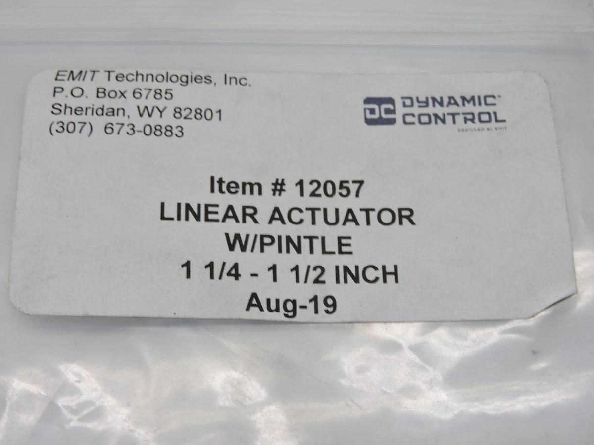 EMIT Technologies 7217R015 Linear Actuator w/ Pintle 1 1/4 - 1 1/2 Inch #12057