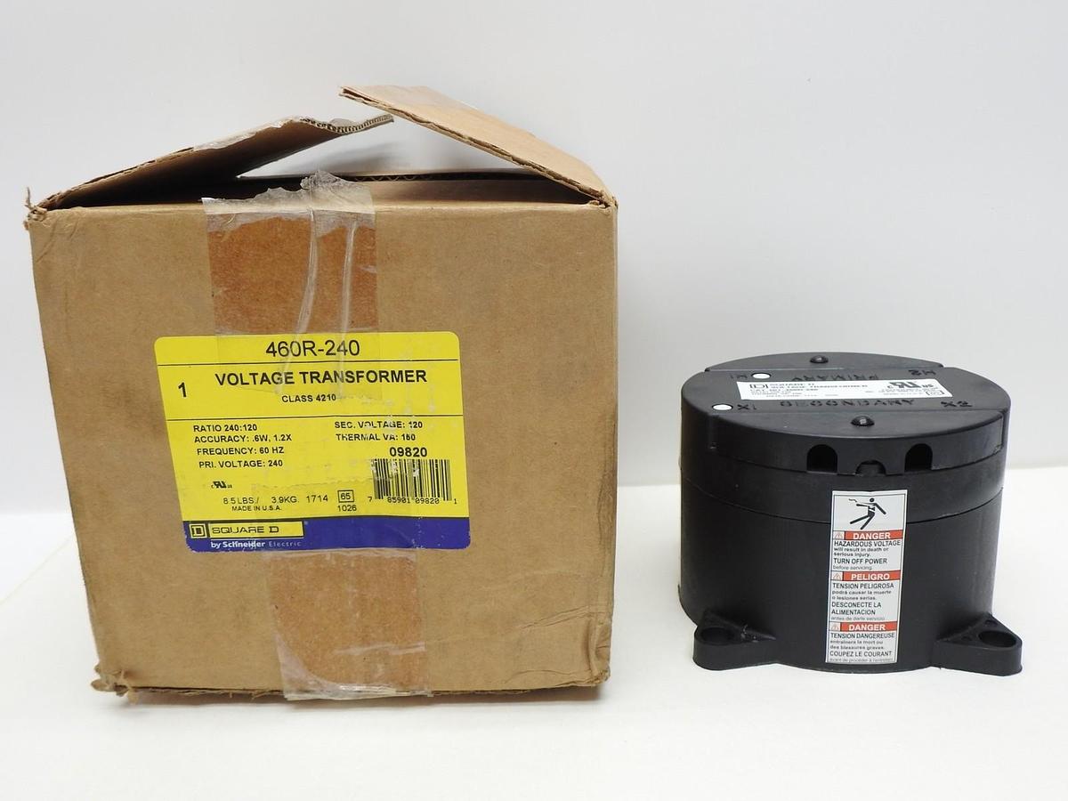Square D 460R-240 Voltage Transformer Class 4210 - GENUINE NEW!