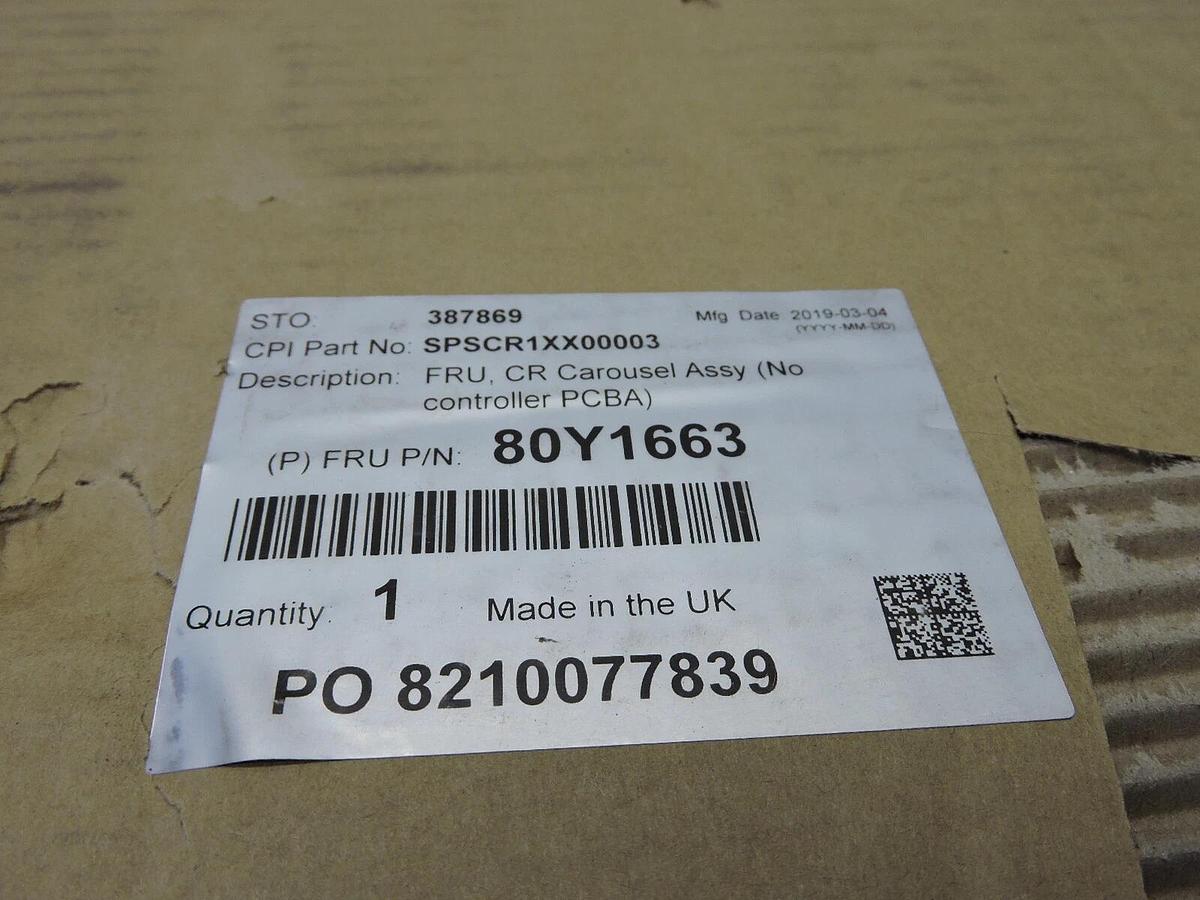 IBM Toshiba 4888-E11 Self Checkout Feed Carousel 80Y1663 - READ
