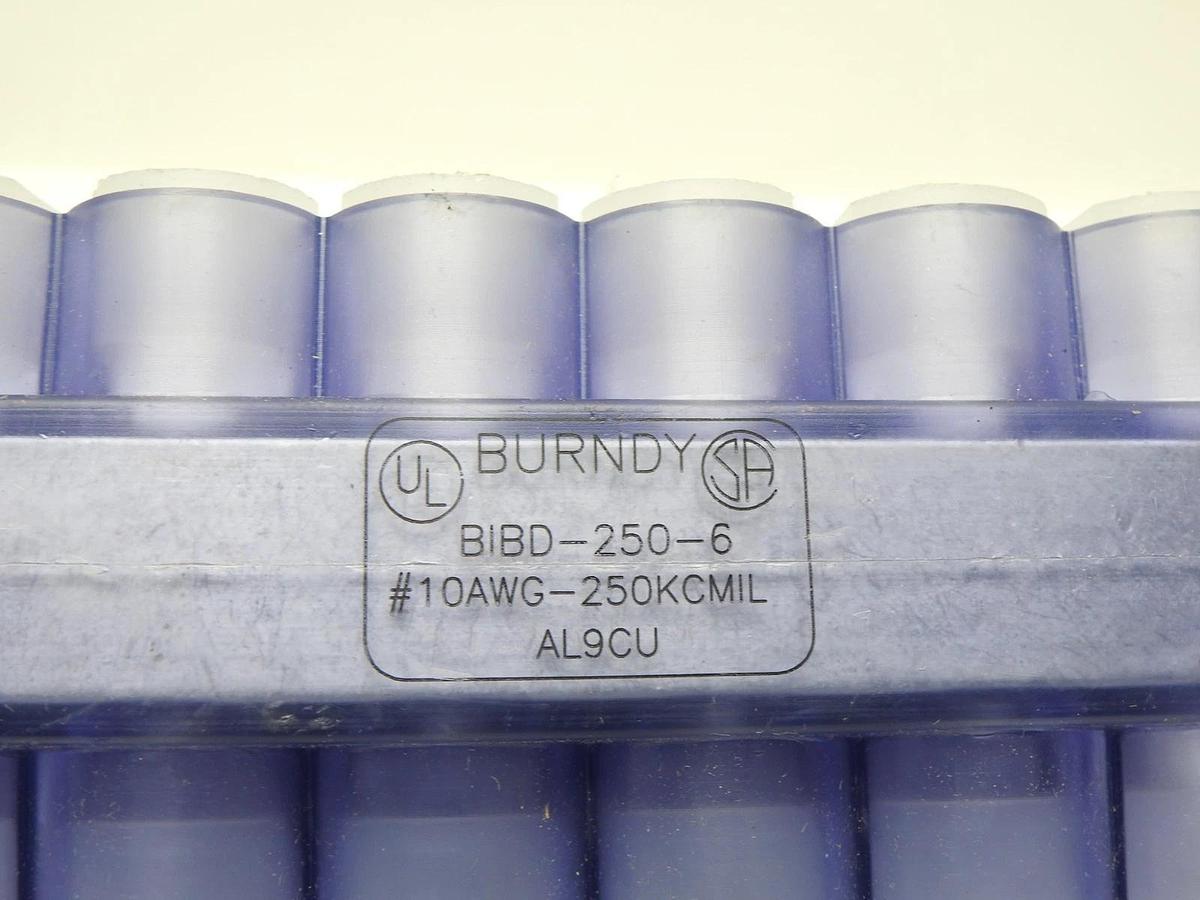 Burndy BIBD2506 Double Sided 6 Conductor Insulated Multi Tap Connector 250 kcmil