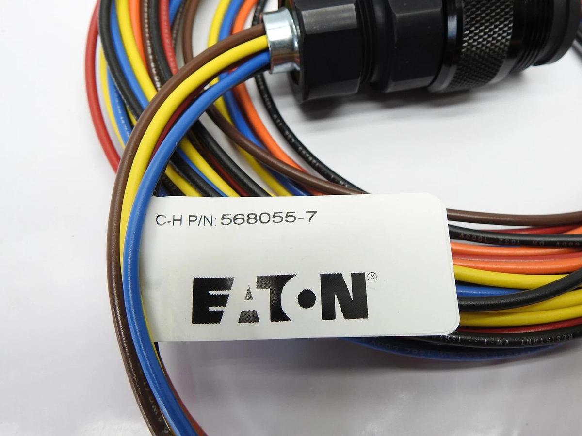 Eaton 568055-7 Pin Sleeve Connector Wire Harness 13A, 600V (568055) - OEM NEW!
