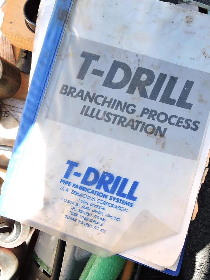 T-DRILL T-55g / T55G PORTABLE COLLARING MACHINE COPPER w/ Accessories!