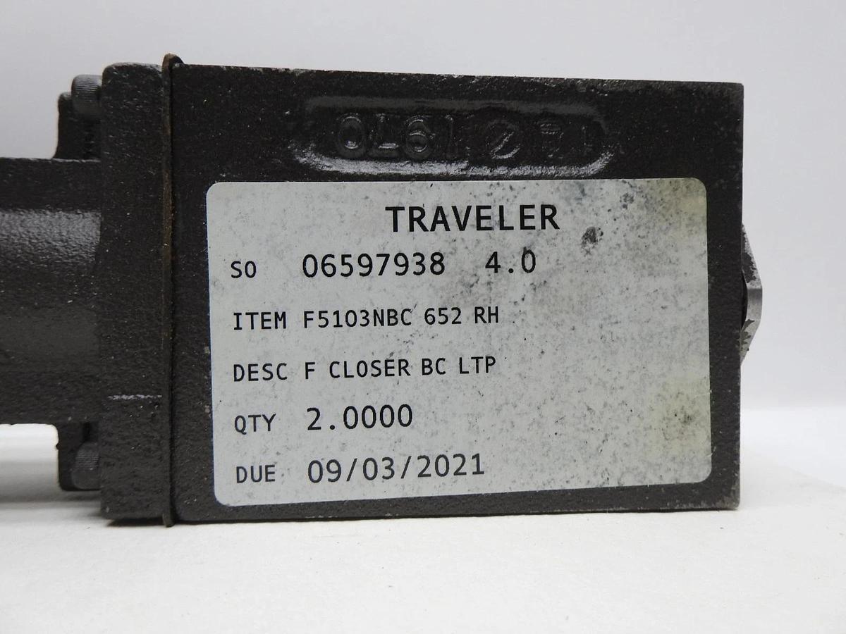 GENUINE Rixson 5103 Series F Closer BC LTP F5103NBC 652 RH