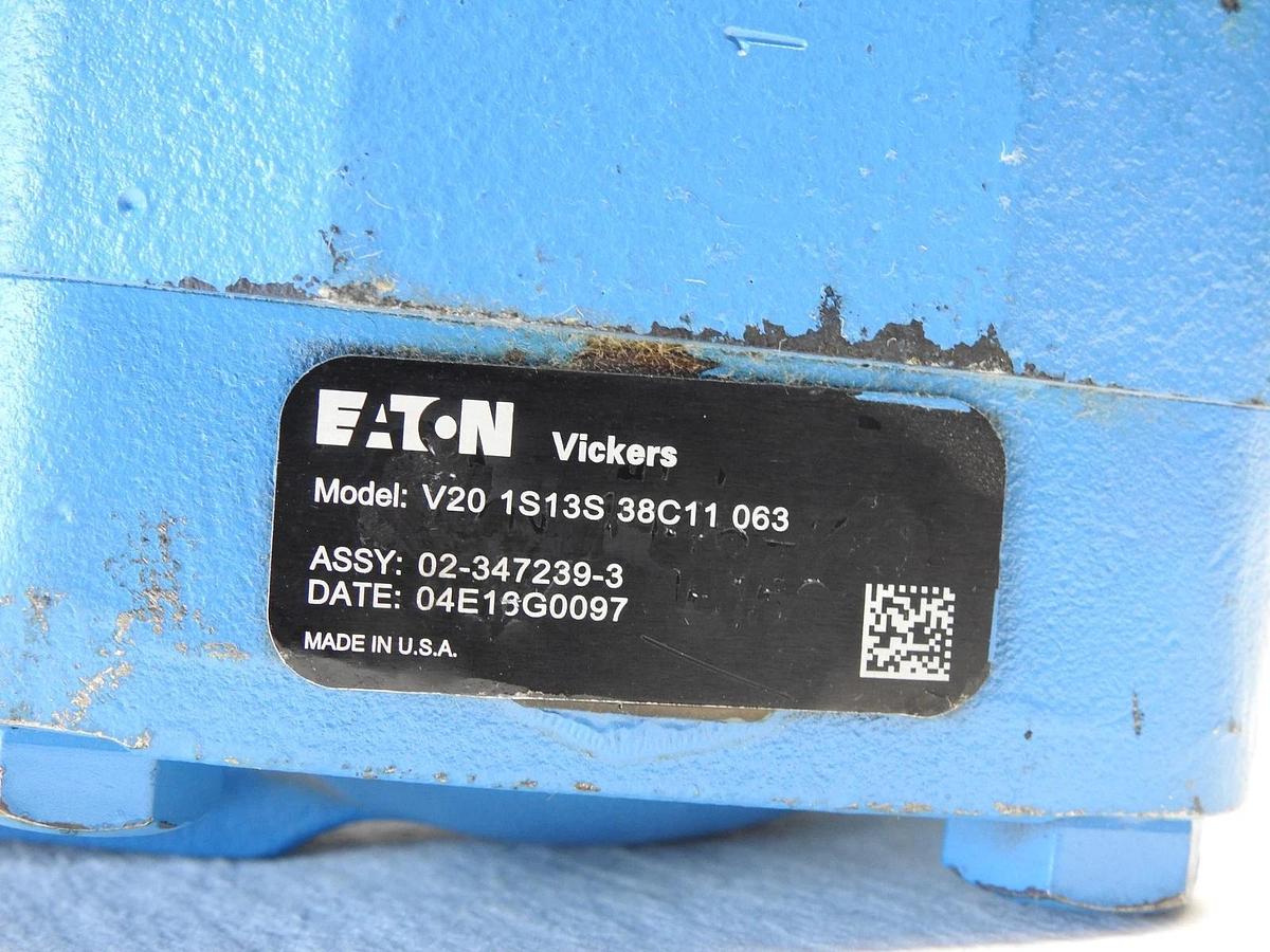 Genuine Eaton / Vickers V20 1S13S 38C11 063 V-20 Series Vane Pump 02-347239-3