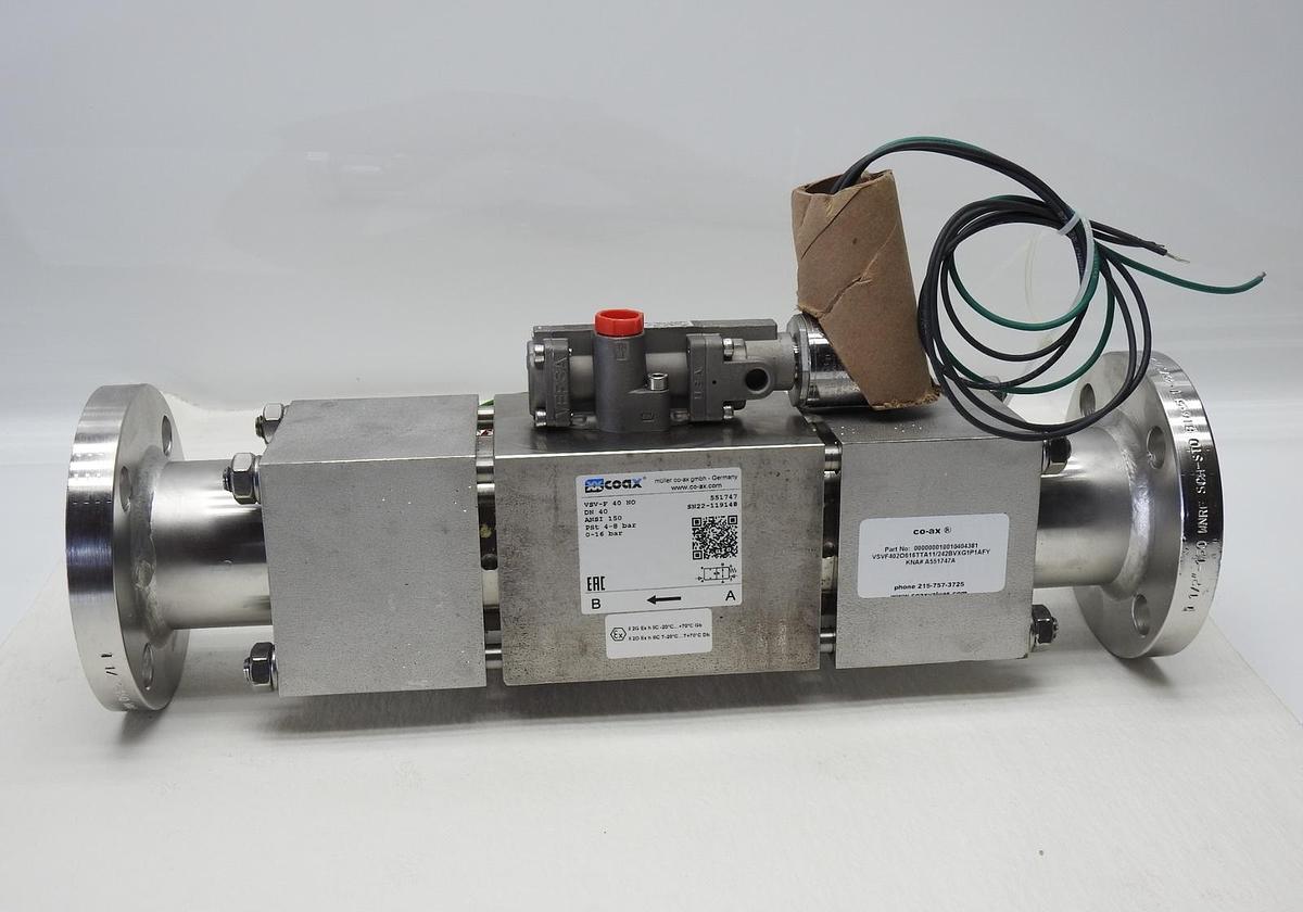 XX COAX VSV-F 40 NO Muller Co-AX Externally Controlled Valve - NOB NEW!