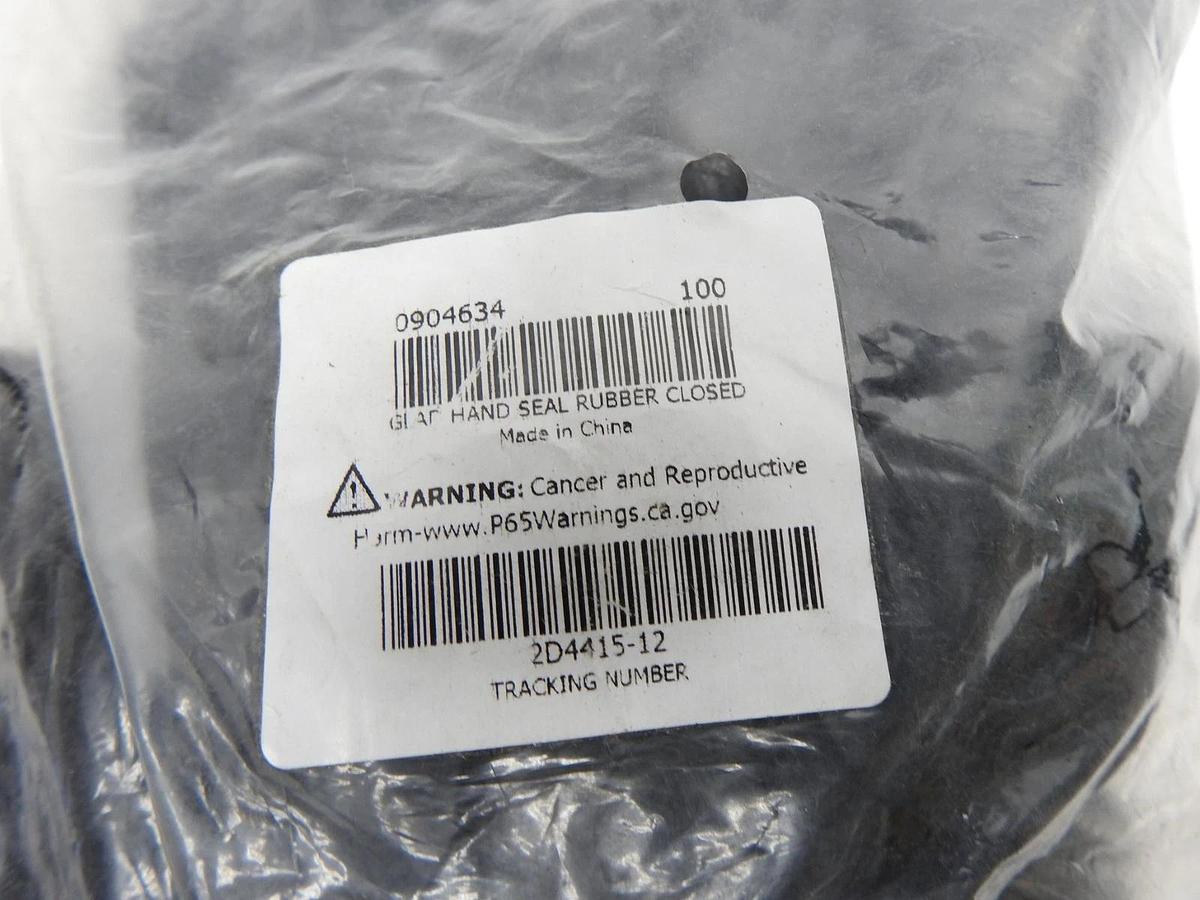 Imperial 90463-4 Black Universal, Rubber, Full Closed Face; Glad Hand Seal -x100