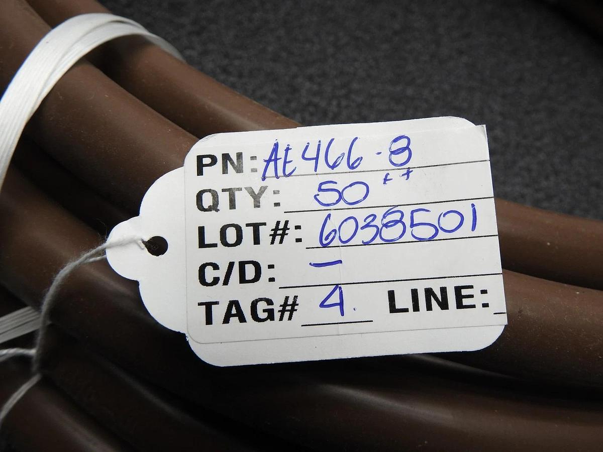 50 Feet AE466-8 Eaton Aeroquip Aerospace PTFE Integral Silicone Firesleeve