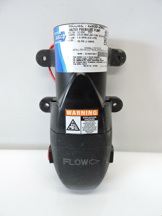 Jabsco 42630-2992-P Automatic Water System Pump & Manual Demand Pump - NEW
