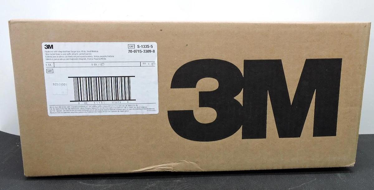 (5) - 3M Versaflo S-133S-5 Headcover/Head Suspension Small/Medium 70-0715-3309-8 768684107384