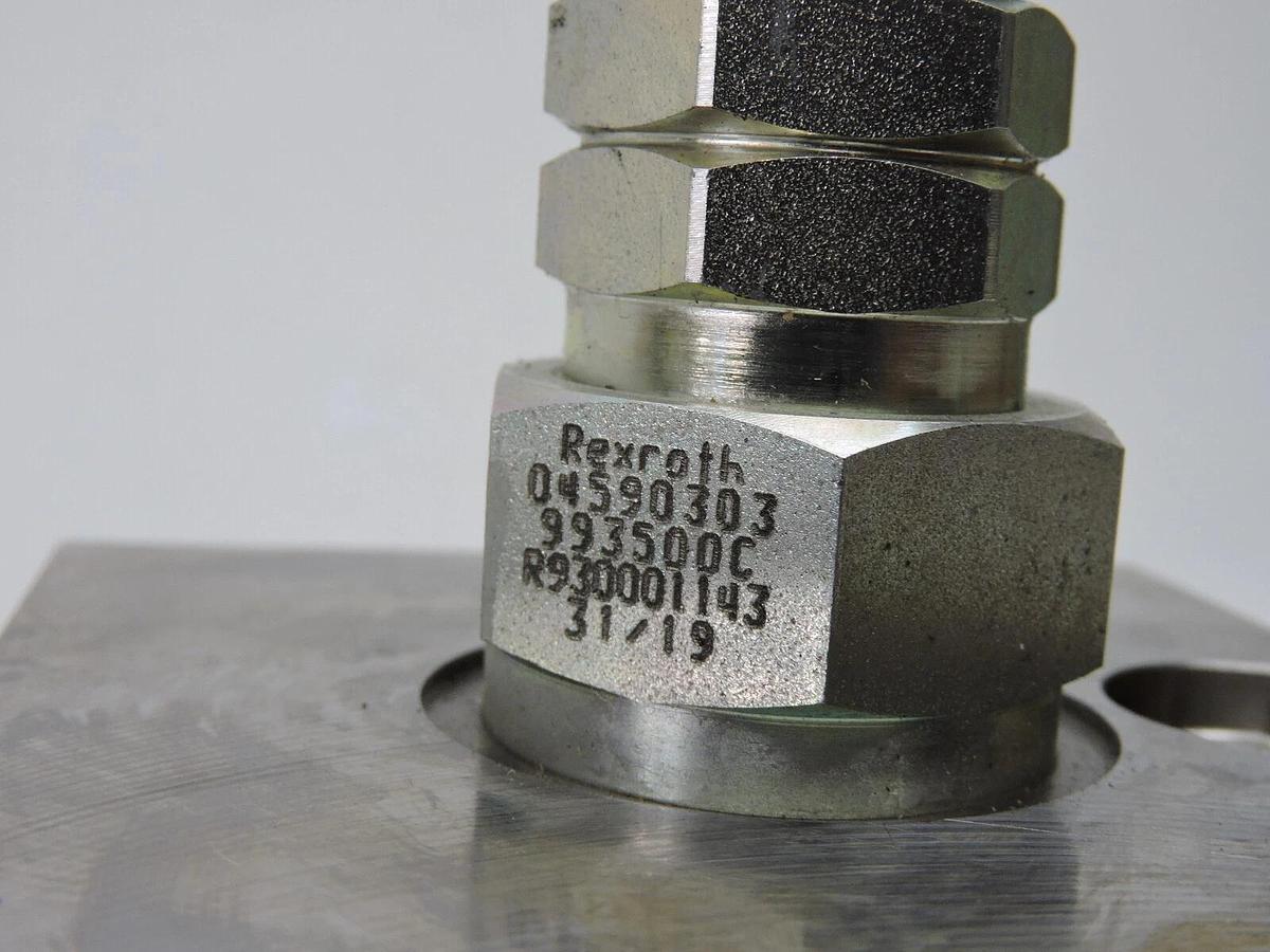 Hydraulic Manifold Block 0CGF-BL-0331-3533 2018 w/ Rexroth R930001143