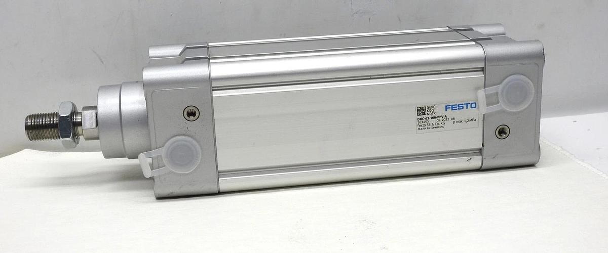 Festo DNC-63-100-PPV-A Pneumatic ISO Cylinder # 163405 - OEM NOB NEW!