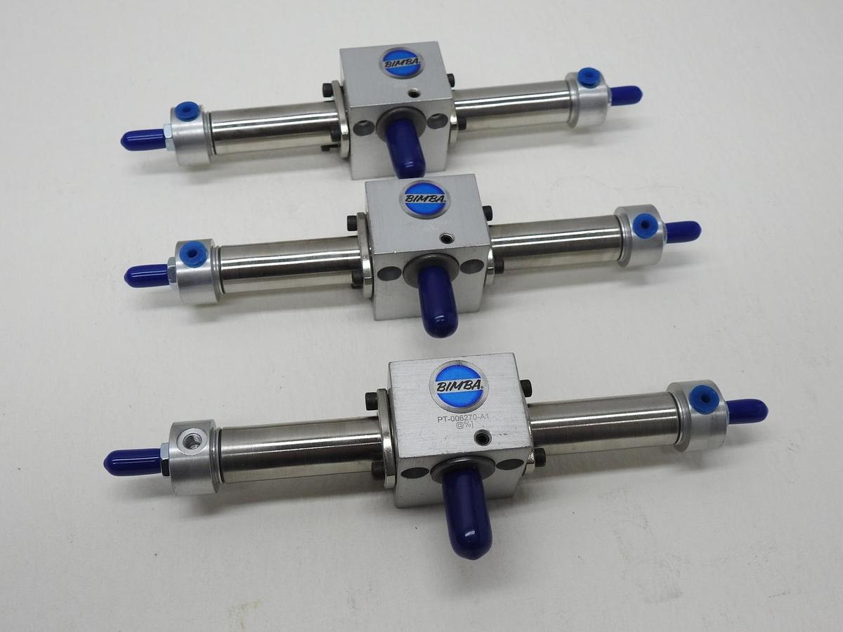 Lot of 3 - Bimba PT-006270-A1 Rotary Actuator  9/16in Single Rack NOB NEW