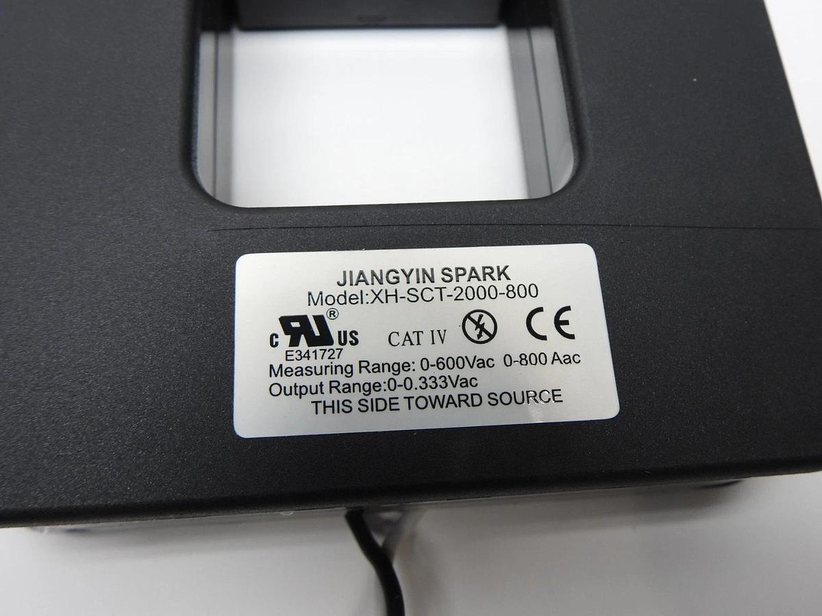 Senva XH-SCT-2000-800 Split Core 0.333V Metering Current Transducer Square NEW!