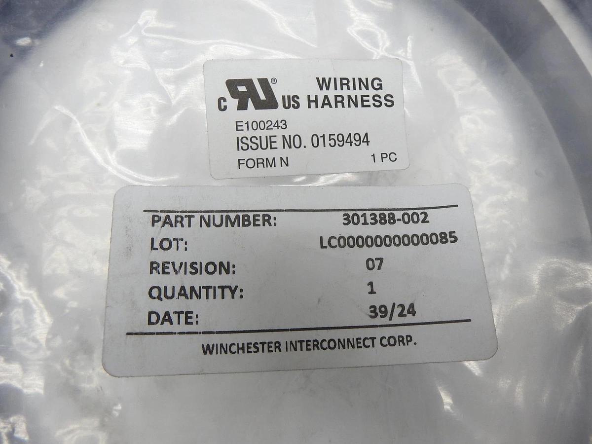 Winchester Interconnect Cable 301388-002 Wiring Harness 0159494