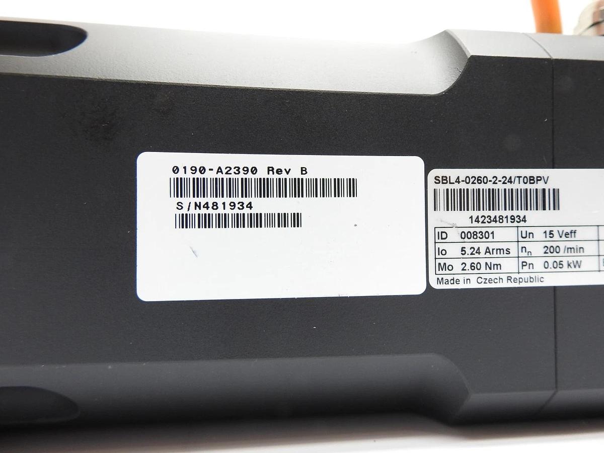 NOB NEW Applied Materials 0190-A2390 Kollmorgen SBL4-0260-2-24/T0BPV Servo Motor