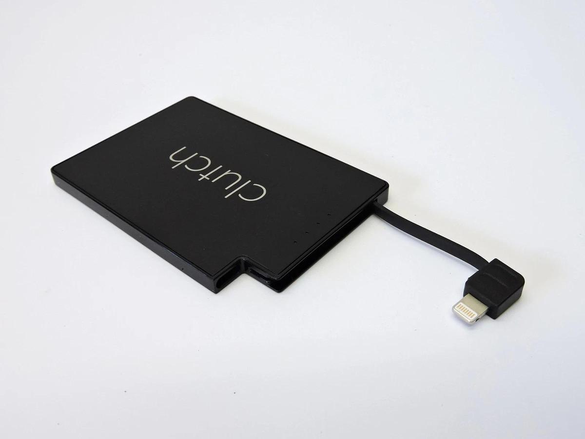 (2pk) Clutch World's Thinnest Portable Charger V3 for Apple Black - BRAND NEW!
