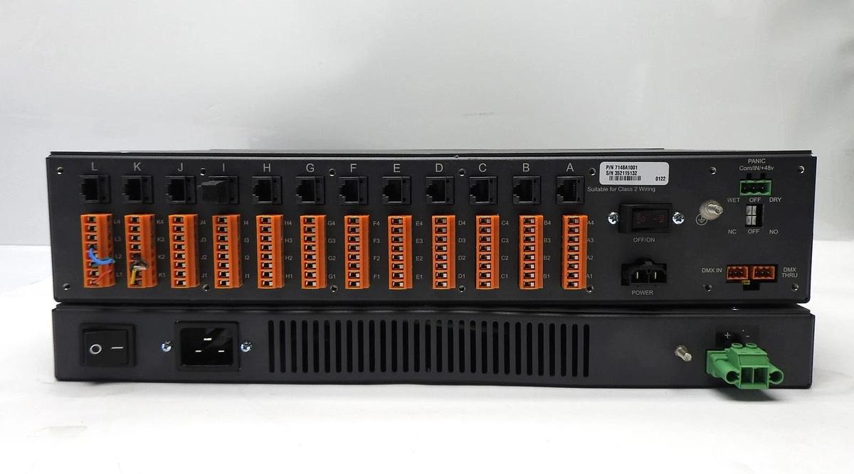 ETC F-Drive 7148A1001 R12 Rack Mount Driver Enclosure w/ FD-RPS-48-1800 Power