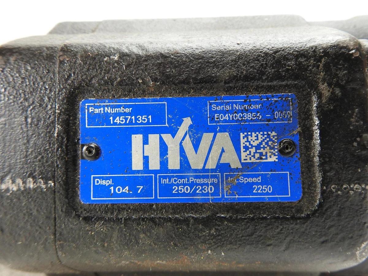 HYVA 14571351 Gear Pump 104.7 Displ. - NEW!