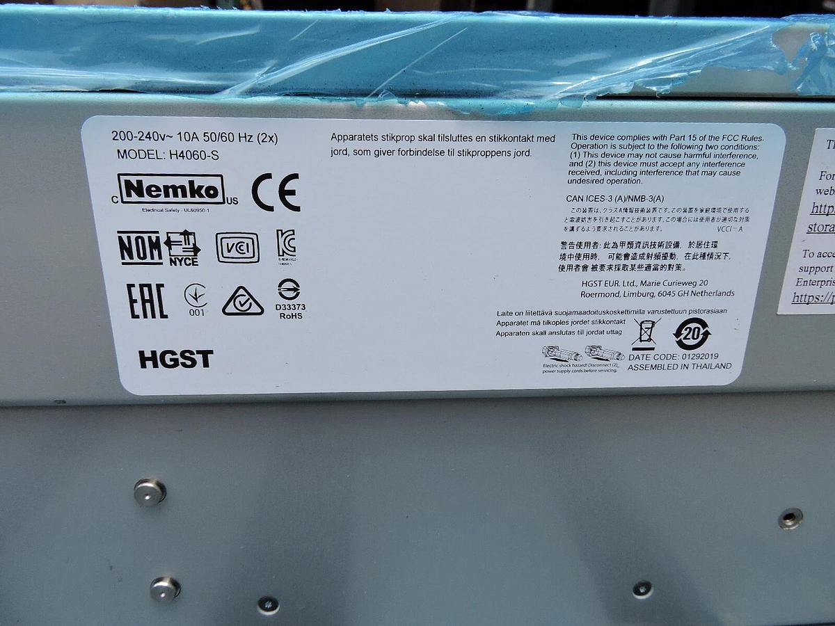 HGST Enclosure Device Western Digital H4060-S (1ET1407 / 1EX1532) - NOB NEW!