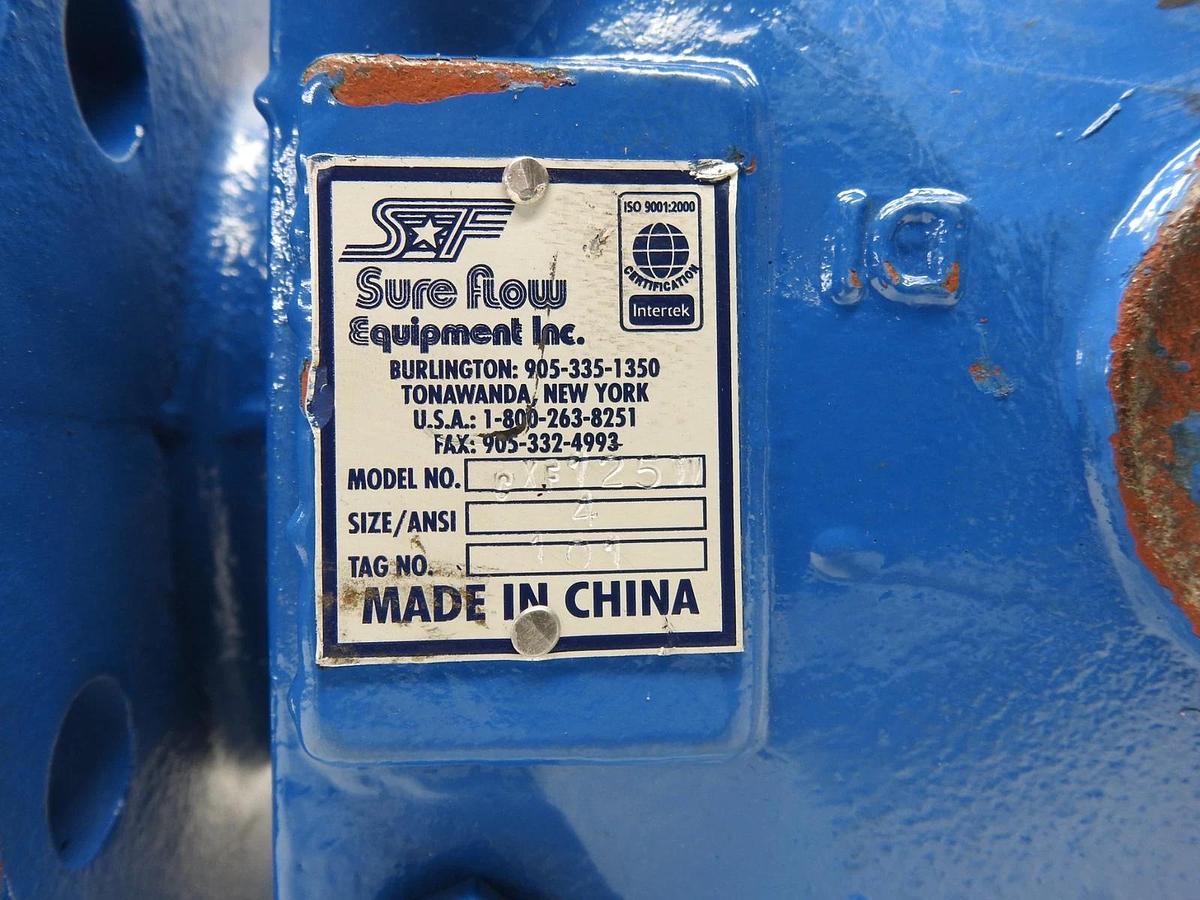 Sure Flow CXF125 4" Swing Check Valve (8 Bolt Mounting Flanges) - NOB NEW!