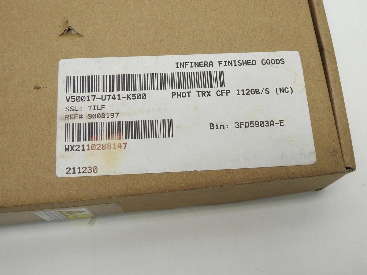 Infineria V50017-U741-K500 Coriant CFP 112GB/S - OEM NOB NEW!