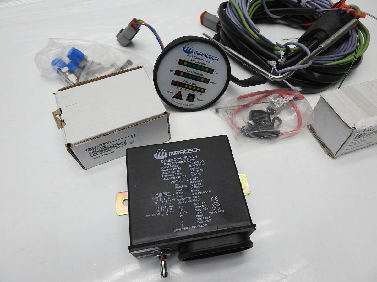 CPK Automotive Dyntest Back Pressure Alarm Monitor System AML-V4.0 Kit NOB NEW!