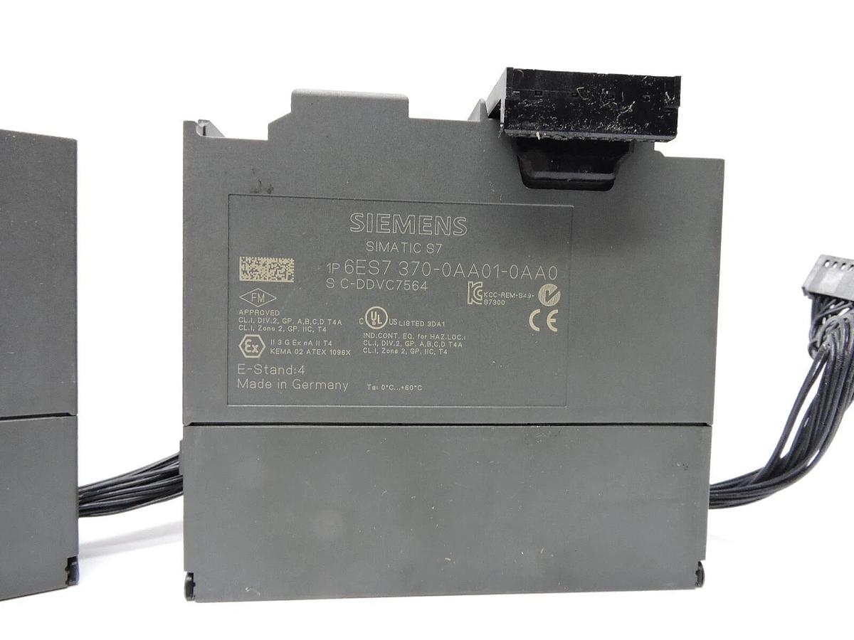 (2) Siemens 6ES7 370-0AA01-0AA0 Module - USED