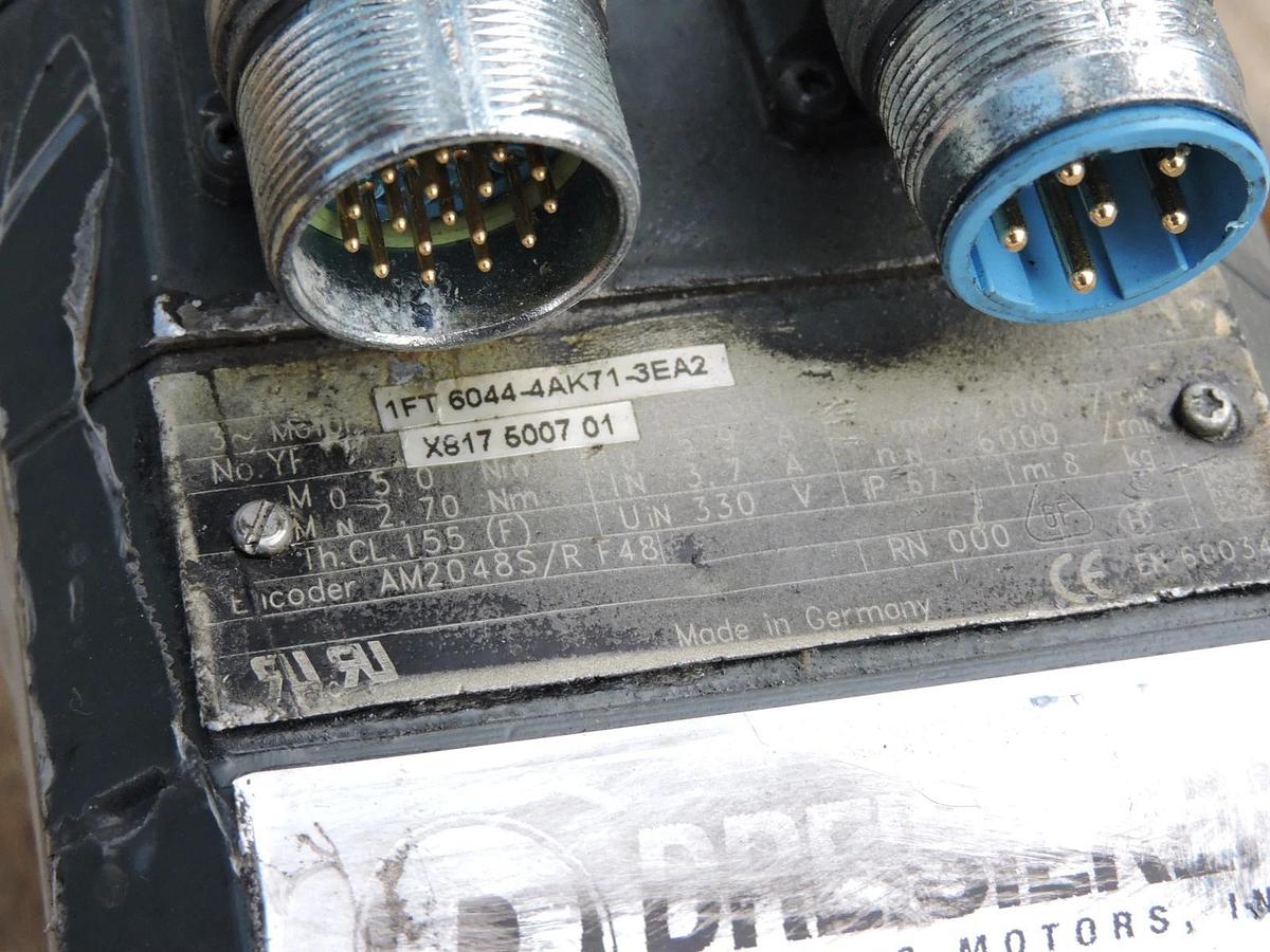 Siemens 1FT6044-4AK71-3EA2 Servo Motor *AS IS UNTESTED