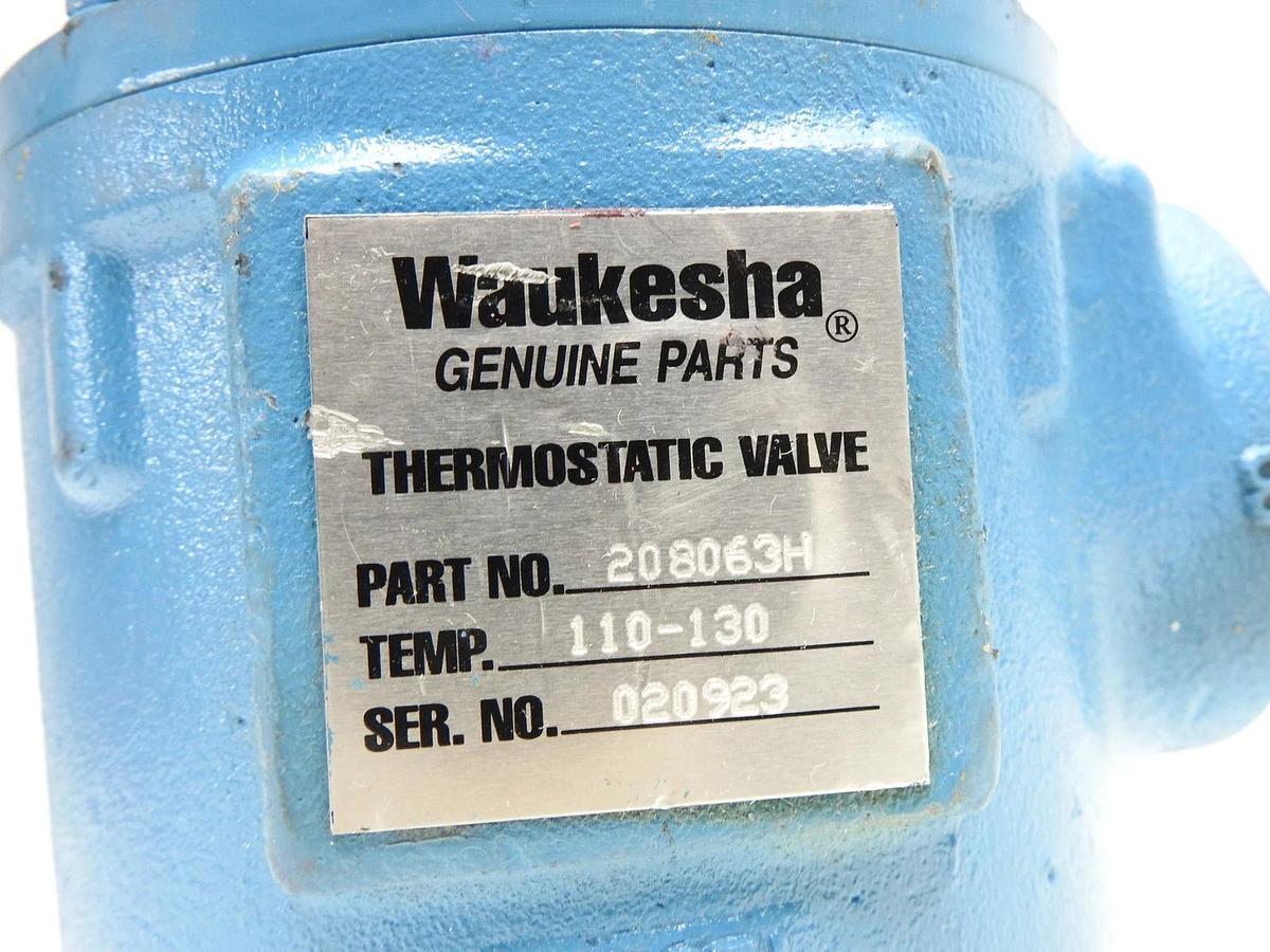 WAUKESHA 208063H Thermostatic Valve Temp Control 110-130 TEMP - NEW!
