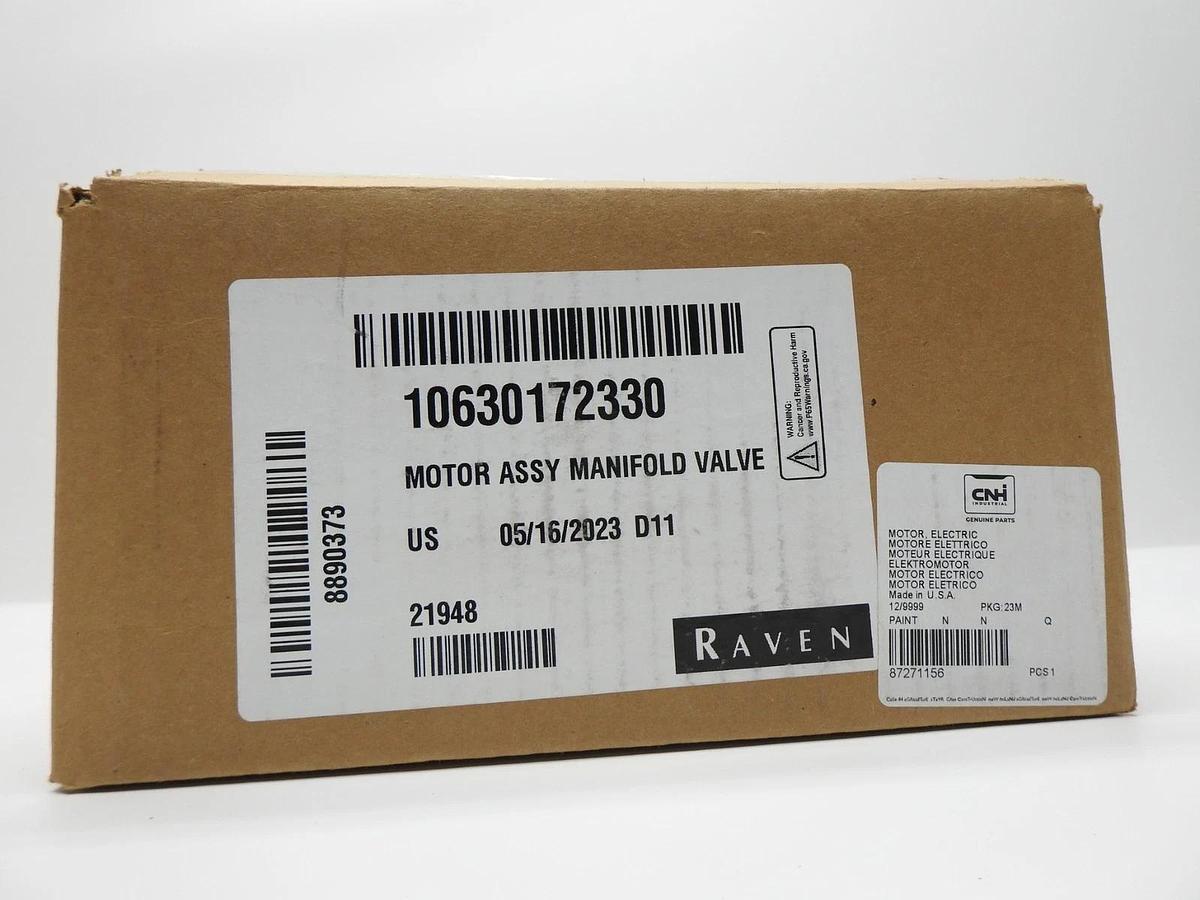 CNH Case 87271156 Electric Motor Actuator for Raven Manifold Valve 10630172330
