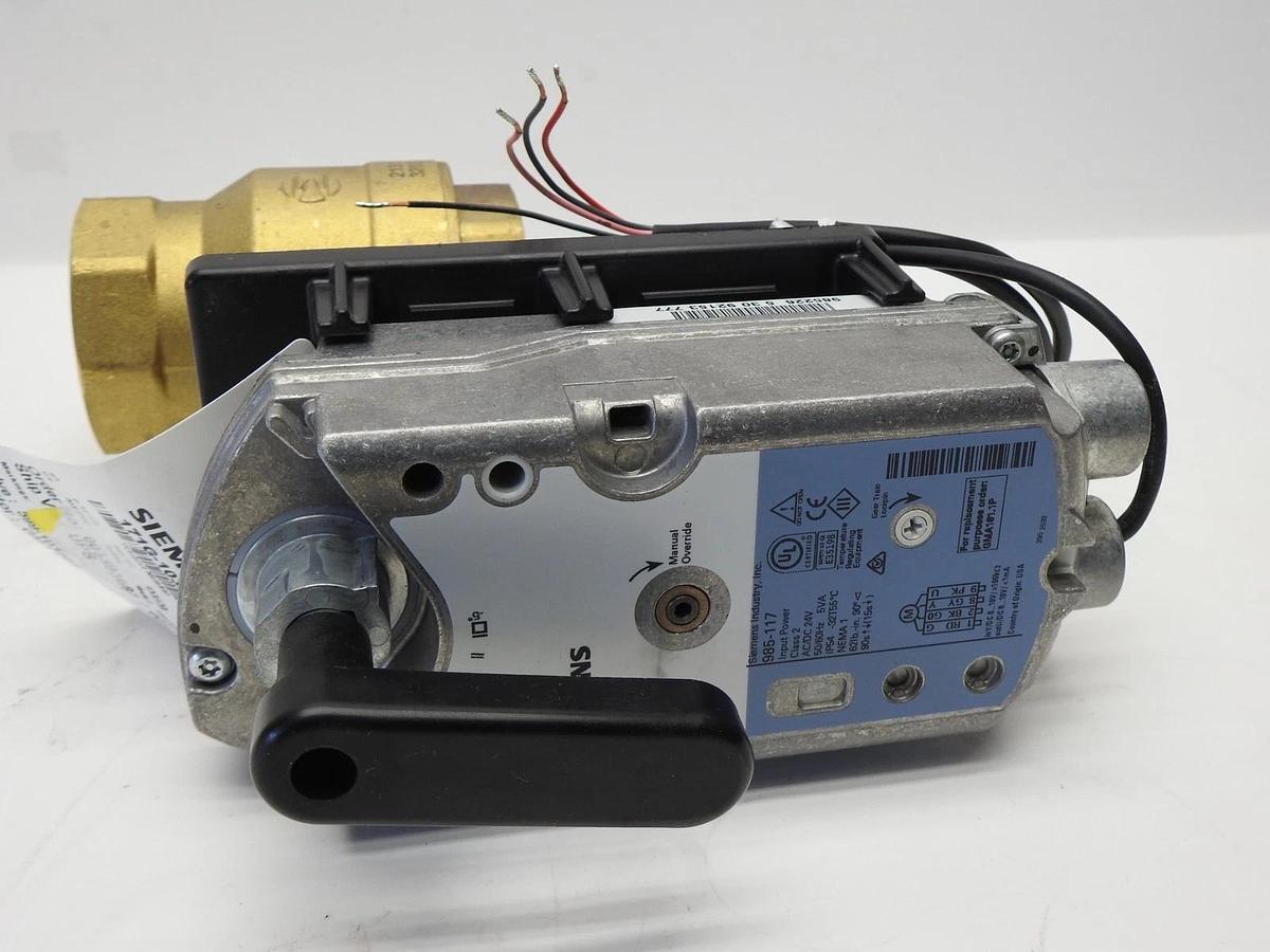 Siemens 171G-10328S 2" 2W 63CV SS Ball Valve+GMA161.1P Control Valve - NEW