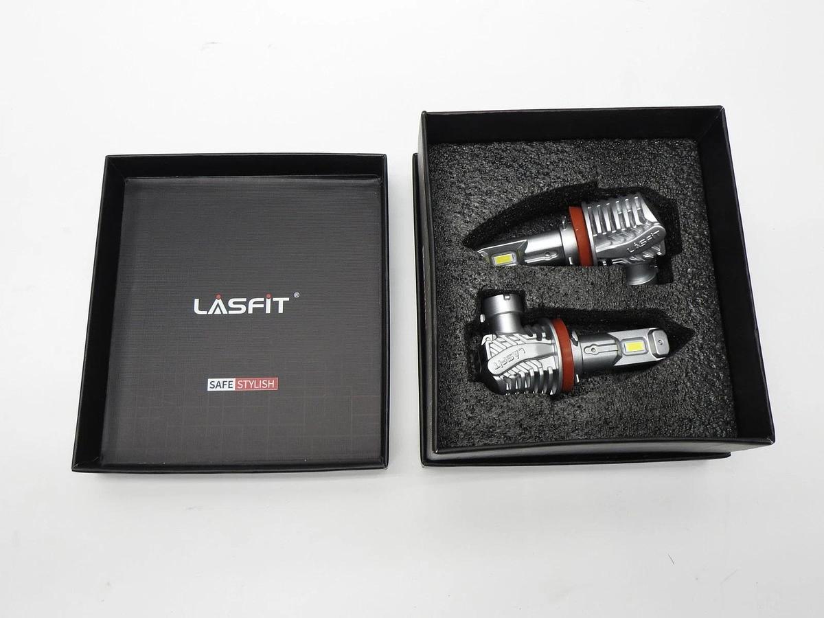 Lasfit L1 Plus H8 | H9 | H11 4000LM Set 6000K 2PCS LED Kit L1PLUS L-Shaped Bulbs