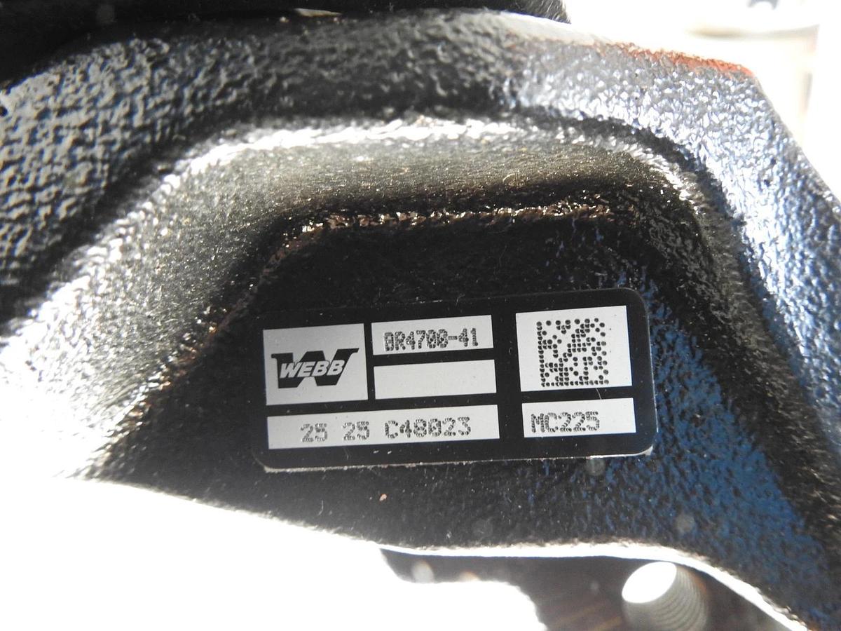 WEBB BR4700-41 RH MC225 Truck Air Disc Brake Caliper / Carrier Assembly K081142