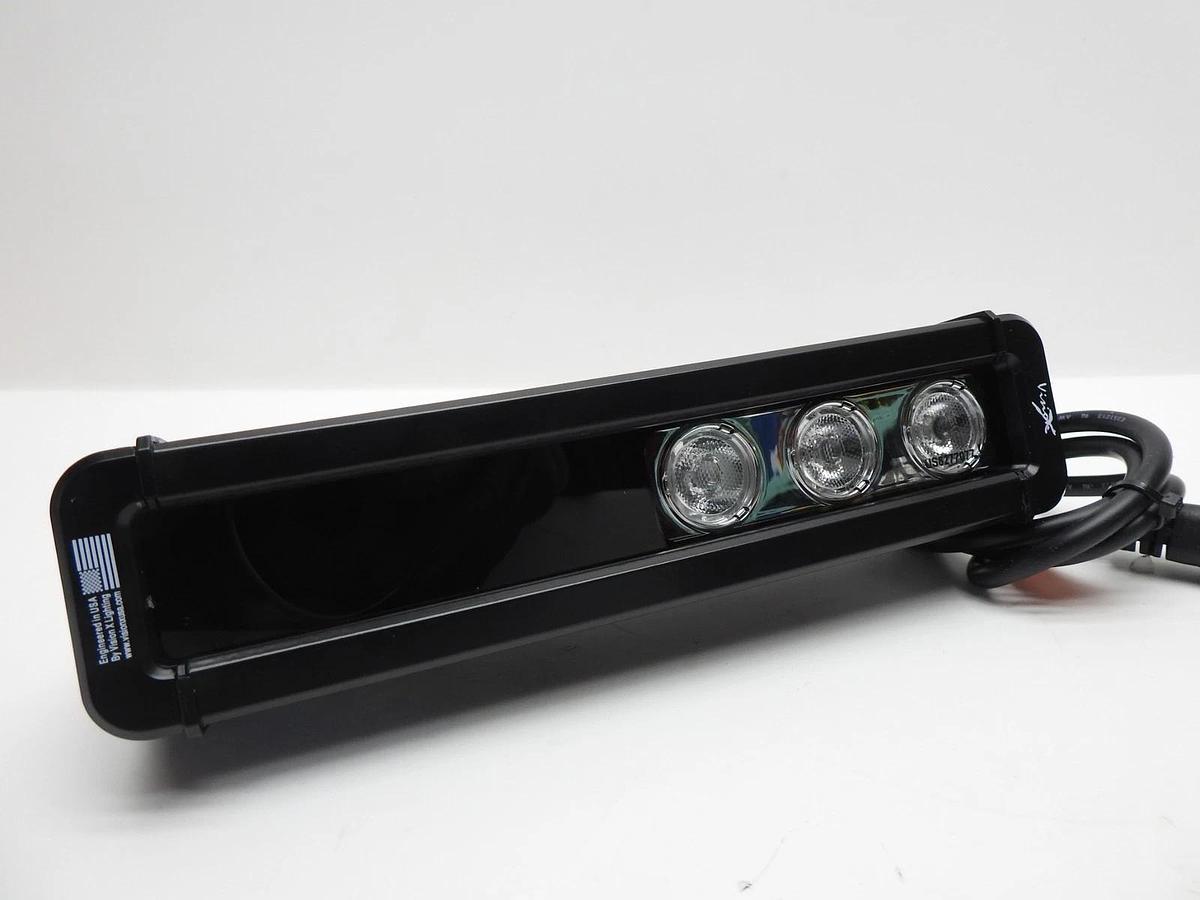 VisionX 9" Low Profile 3 Blue Strobe and 2 Hertz Flasher Combo Strobe Light NEW!