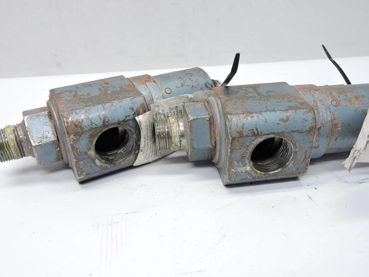 (Lot of 2) - Mercer Valve  91-M2C61P1541 3/4" Pressure Relief Valve