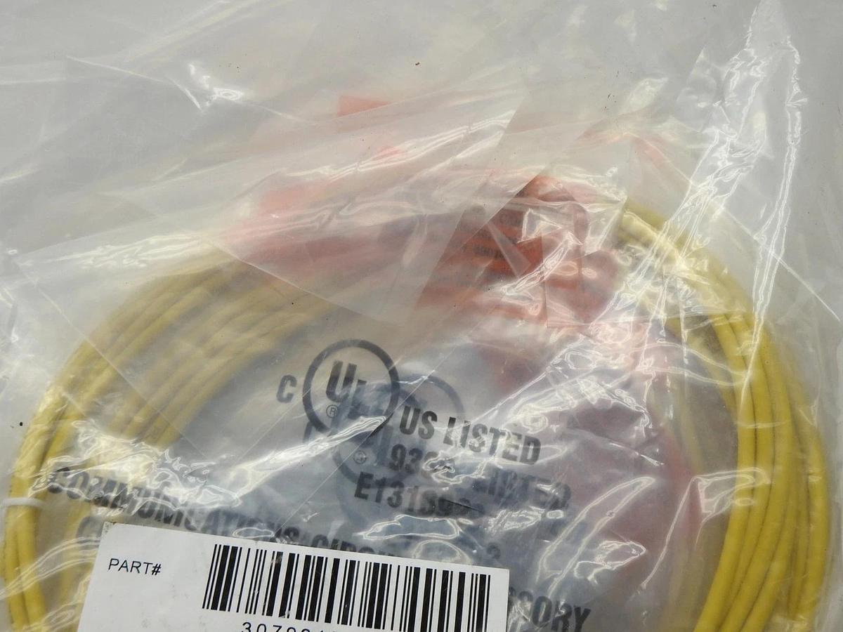 Lot of 25 - Allen Tel AT1607-YL-SLIM AT1607-YL Cat 6 Patch Cable, 7 ft., Yellow